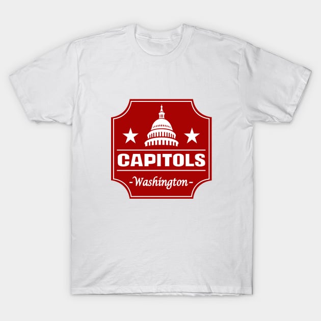 Defunct Washington Capitols Basketball 1946 T-Shirt by LocalZonly